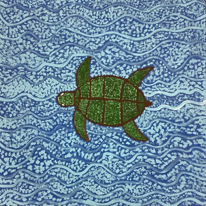 43-25 - <i>Sea turtles Around the Coral Reef  - Garrwa Story </i> - Isobelle Noble