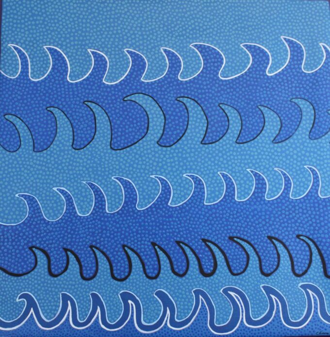 98-23 - <i>Rurmu (waves) </i> - Clara Roberts-Thompson