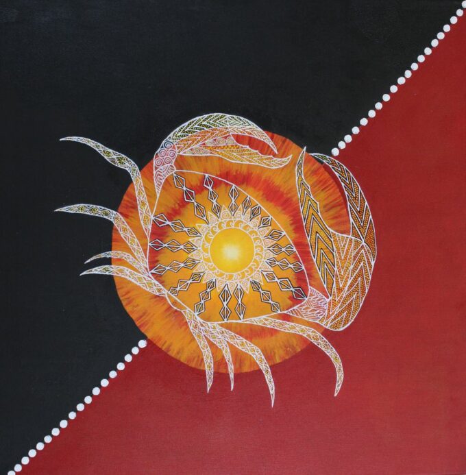 107-23 - <i>Crab in Sunburnt country</i> - Annie  Roberts