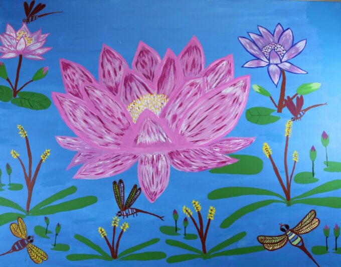 41-24 - <i>Sacred Place - Billabong where all the Animals and Insects come for Water.</i> - Karen Noble