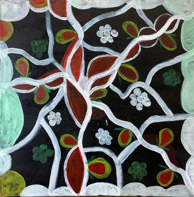 47-25 - <i>Milky Plum (Bunkurri)</i> - Karen Noble