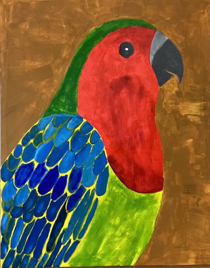 49-25 - <i>Parrot (banbaji)</i> - Karen Noble